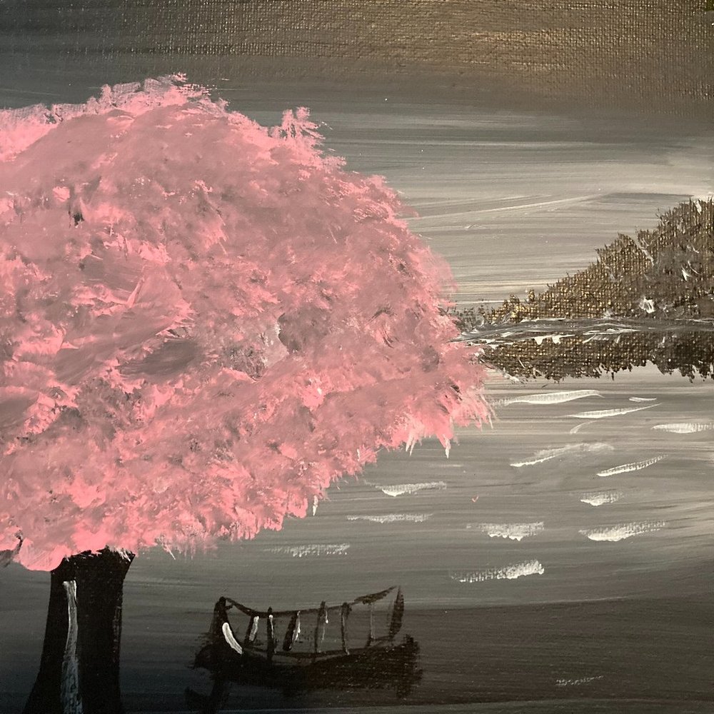 background hand painting